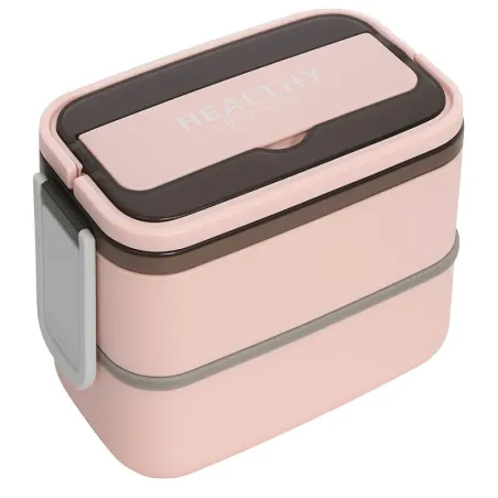 Śniadaniówka z przegródkami lunchbox 1400ml piętrowy pojemnik xxl-5907451378748