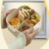 Lunchbox śniadaniówka pojemnik na śniadanie obiad z przegródkami-5907451378694