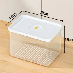 Pojemnik na żywność 2,5l z pokrywką hermetyczny organizer do kuchni-5907451377697