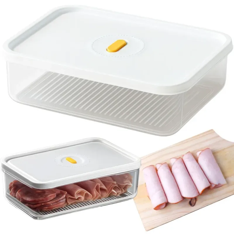 Pojemnik na żywność 1,4L z pokrywką hermetyczny organizer do kuchni-5907451377680