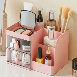 Przybornik organizer na biurko półki na kosmetyki drobiazgi szufladki-5907451377307