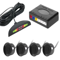 Czujniki parkowania cofania tył zestaw 4x sensor wyświetlacz lcd-5907451352151