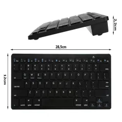 Klawiatura bezprzewodowa bluetooth do pc ipad mac surface mała slim-5907451355848
