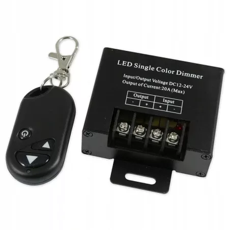 Sterownik kontroler ściemniacz do LED 12V 20A RF z radiowym pilotem-5903002039502