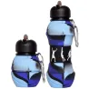 Bidon sportowy 500ml składany silikonowy butelka sportowa z dzióbkiem-5907451373842