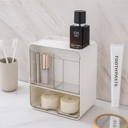 Szafka organizer pojemnik z szufladką do przechowywania kosmetyków-5907451377536