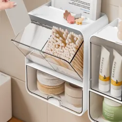 Szafka organizer pojemnik z szufladką do przechowywania kosmetyków-5907451377536