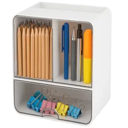 Szafka organizer pojemnik z szufladką do przechowywania kosmetyków-5907451377536