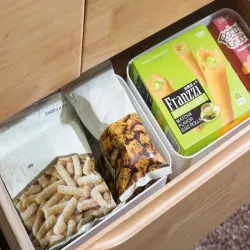 Pojemnik 32x25cm do przechowywania organizer kosz z uchwytami-5907451377512
