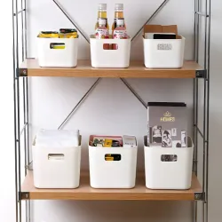 Pojemnik 32x25cm do przechowywania organizer kosz z uchwytami-5907451377512