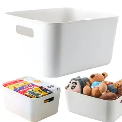 Pojemnik do przechowywania organizer kosz z uchwytami uniwersalny 22x27 cm-5907451377505