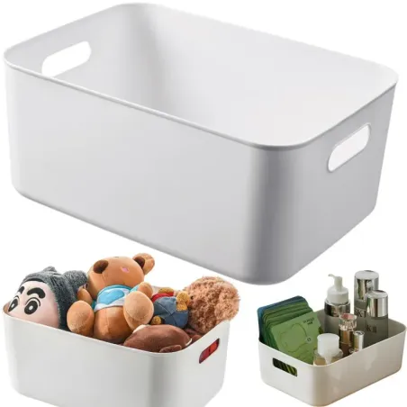 Pojemnik 18x25 cm do przechowywania organizer kosz z uchwytami-5907451377499