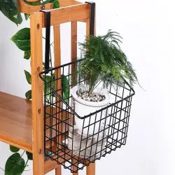 Kosz koszyk organizer metalowy zawieszany na drzwi półka wisząca-5907451371510