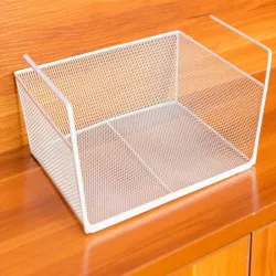 Koszyk metalowy podwieszany półka kuchenna wisząca organizer pod półkę-5907451371404