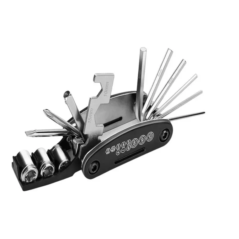 Zestaw kluczy 16w1 do roweru rowerowych imbusowe w obudowie scyzoryka-5907451325308