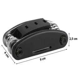 Zestaw kluczy 16w1 do roweru rowerowych imbusowe w obudowie scyzoryka-5907451325308