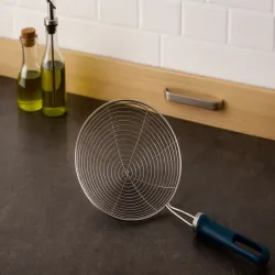 Cedzak łyżka sitko chochla do smażenia do pierogów frytek szumówka-5907451377987