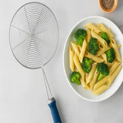 Cedzak łyżka sitko chochla do smażenia do pierogów frytek szumówka-5907451377987