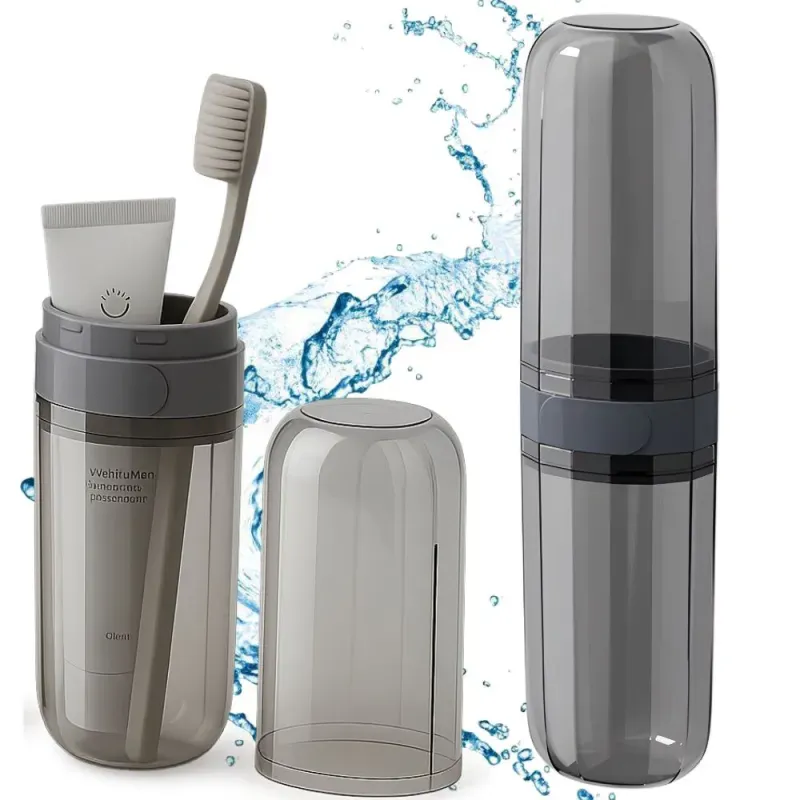 Etui pojemnik na szczoteczkę pastę do zębów turystyczny podróżny futerał-5907451377543