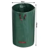 Worek ogrodowy 120L torba ogrodowa pojemnik duży kosz na liście trawę-5907451362341