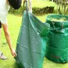 Worek ogrodowy 120L torba ogrodowa pojemnik duży kosz na liście trawę-5907451362341