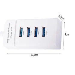 Hub usb 3.0 rozgałęźnik portów 4 porty rozdzielacz przejściówka-5907451352090