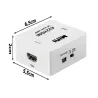 Adapter konverter sygnału av rca cinch do hdmi audio rca 1080p cvbs-5907451351963