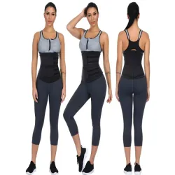 Pas wyszczuplający XL neoprenowy odchudzający na brzuch i kręgosłup-5907451364215