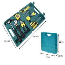 Zestaw narzędzi śrubokręty młotek 16 elementów w walizce-5907451319925