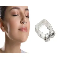 Klips magnetyczny do nosa przeciw chrapaniu chrapanie w etui-5907451307434