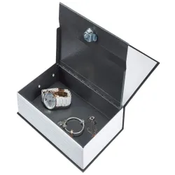 Skrytka metalowa sejf książka kasetka na pieniądze dokumenty 24x16cm-5907451321034