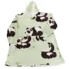 Ciepła bluza koala koc oversize XXL gruby futrzak miękka z kapturem-5907451366288