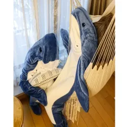 Koc rekin piżama śpiwór kostium ciepły zimowy bluza z kapturem gruby l-5907451366226