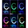 Lampka led rgb gamingowa ładowarka indukcyjna głośnik budzik radio-5907451362303
