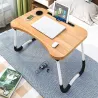 Składany stolik pod laptopa do łóżka podstawka z miejscem na kubek-5907451348727