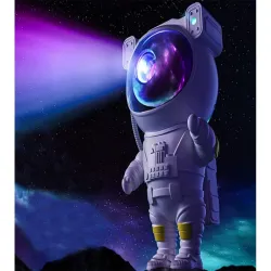 Projektor gwiazd astronauta lampka nocna rzutnik niebo laserowy pilot-5907451353318