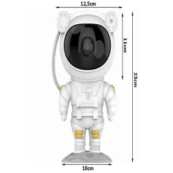 Projektor gwiazd astronauta lampka nocna rzutnik niebo laserowy pilot-5907451353318