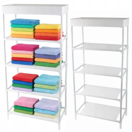Półka na buty obuwie organizer szafka stojak regał 5 półki do łazienki-5907451380840
