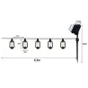 Latarenki solarne ogrodowe 30 led girlanda lampiony na balkon taras-5907451379516