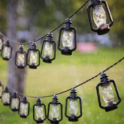 Latarenki solarne ogrodowe 30 led girlanda lampiony na balkon taras-5907451379516