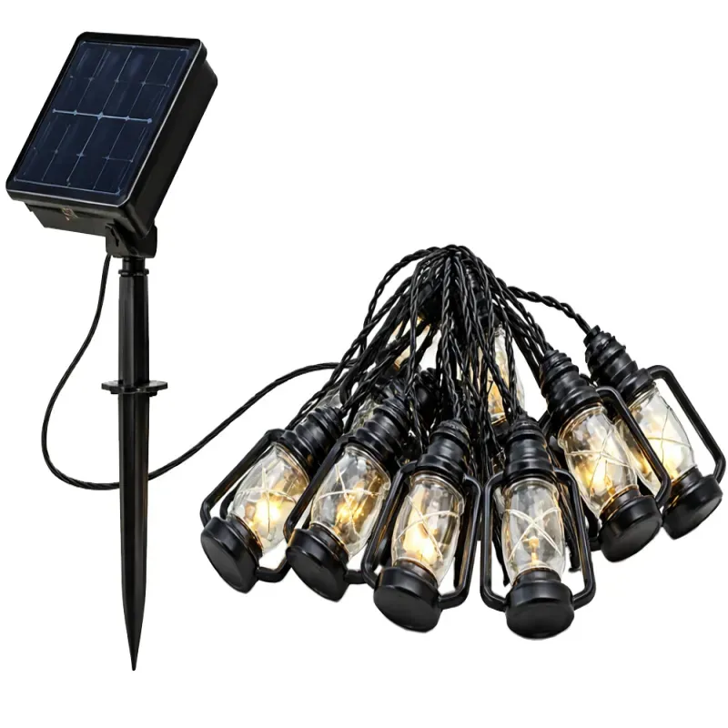 Latarenki solarne ogrodowe 30 led girlanda lampiony na balkon taras-5907451379516