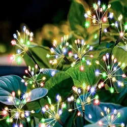 2x Dmuchawiec led fajerwerk na szpikulcu solarna ogrodowa wbijana-5907451379370