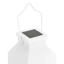 Lampion latarenka dekoracyjny led z elektryczną świeczką solarny-5907451379264