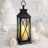 Lampion latarenka dekoracyjny led z elektryczną świeczką na baterie-5907451379240