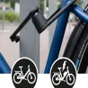 Zapięcie składane rowerowe blokada zabezpieczenie na klucz tzw kłódka-5907451380055