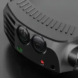 Czołówka led akumulatorowa latarka usb z czujnikiem ruchu 3 paski cob-5907451380109