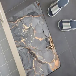 Mata 60×40 cm łazienkowa antypoślizgowa szybkoschnąca prostokątna-5907451379806