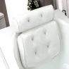 Poduszka do wanny z przyssawkami do kąpieli domowe spa miękki zagłówek-5907451372647