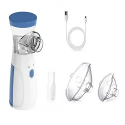 Inhalator nebulizator siateczkowy mesh przenośny bezprzewodowy cichy-5907451373323