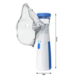 Inhalator nebulizator siateczkowy mesh przenośny bezprzewodowy cichy-5907451373323